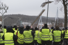 Lisebergs personal beskådar högsta bandelen av Valkyria