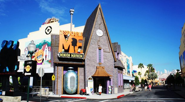 Despicable Me Minion Mayhem at Universal Studios Florida.